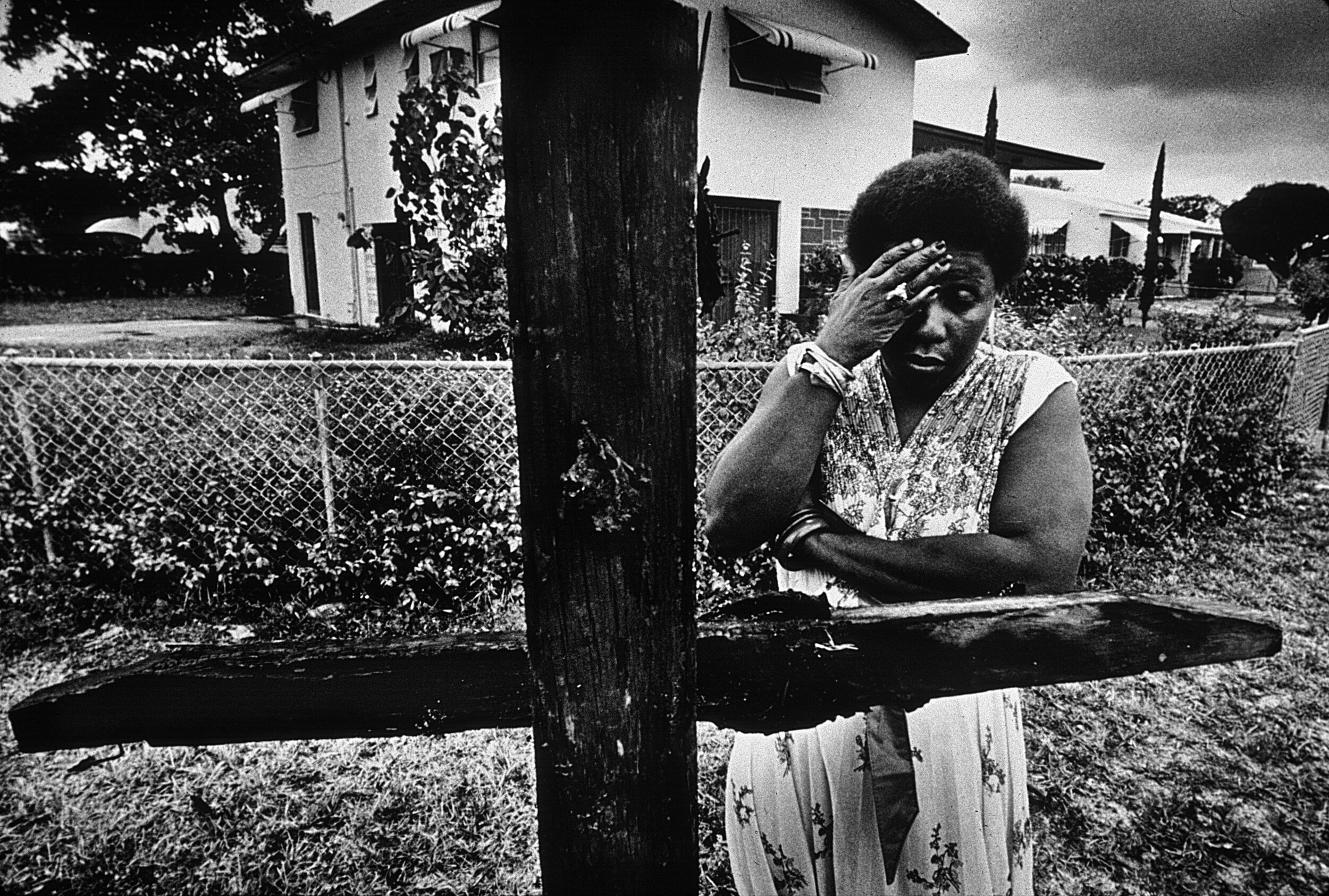 Cross burning. Miami, FL. 