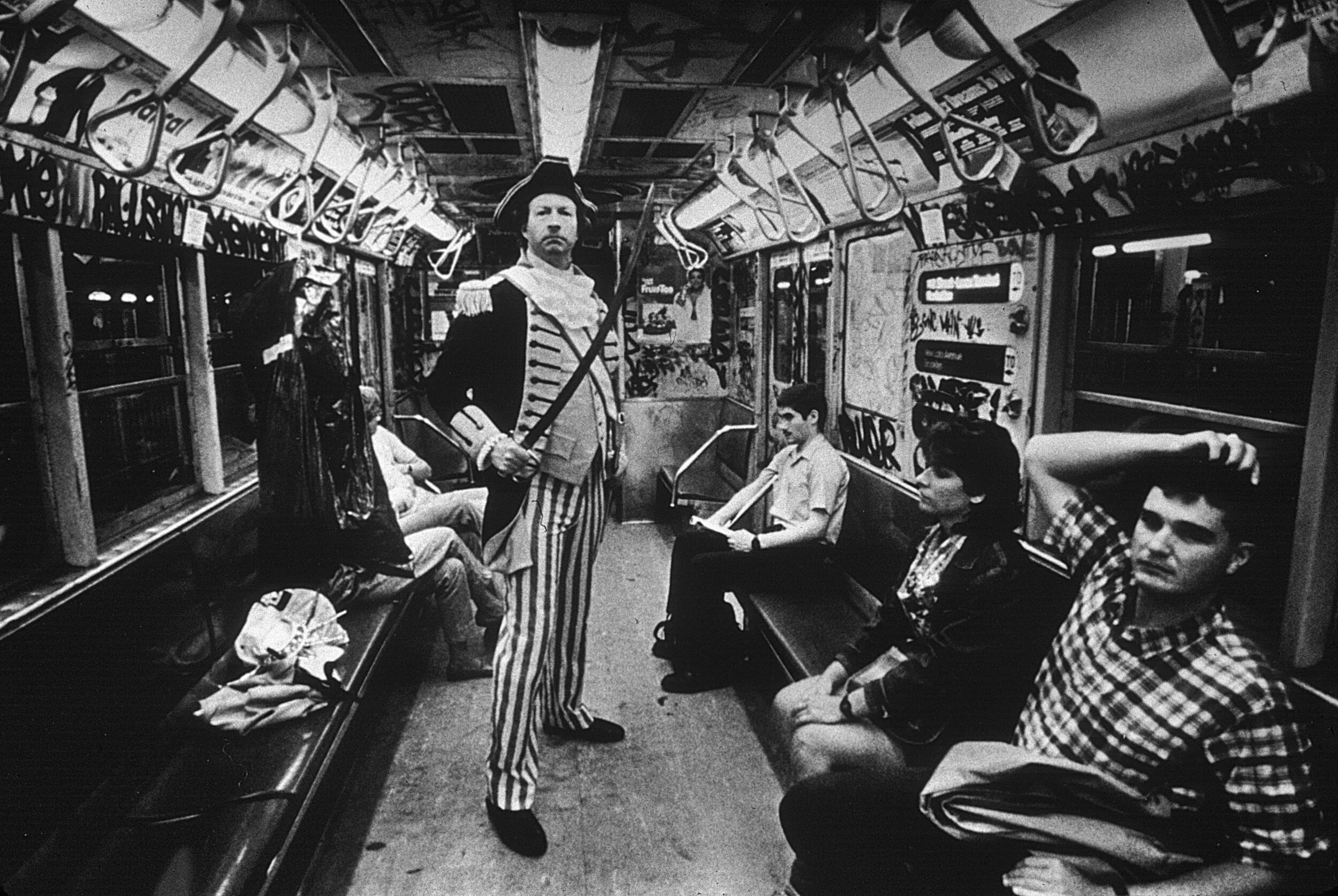  George Washington on the A Train.  July 4th, 1986 