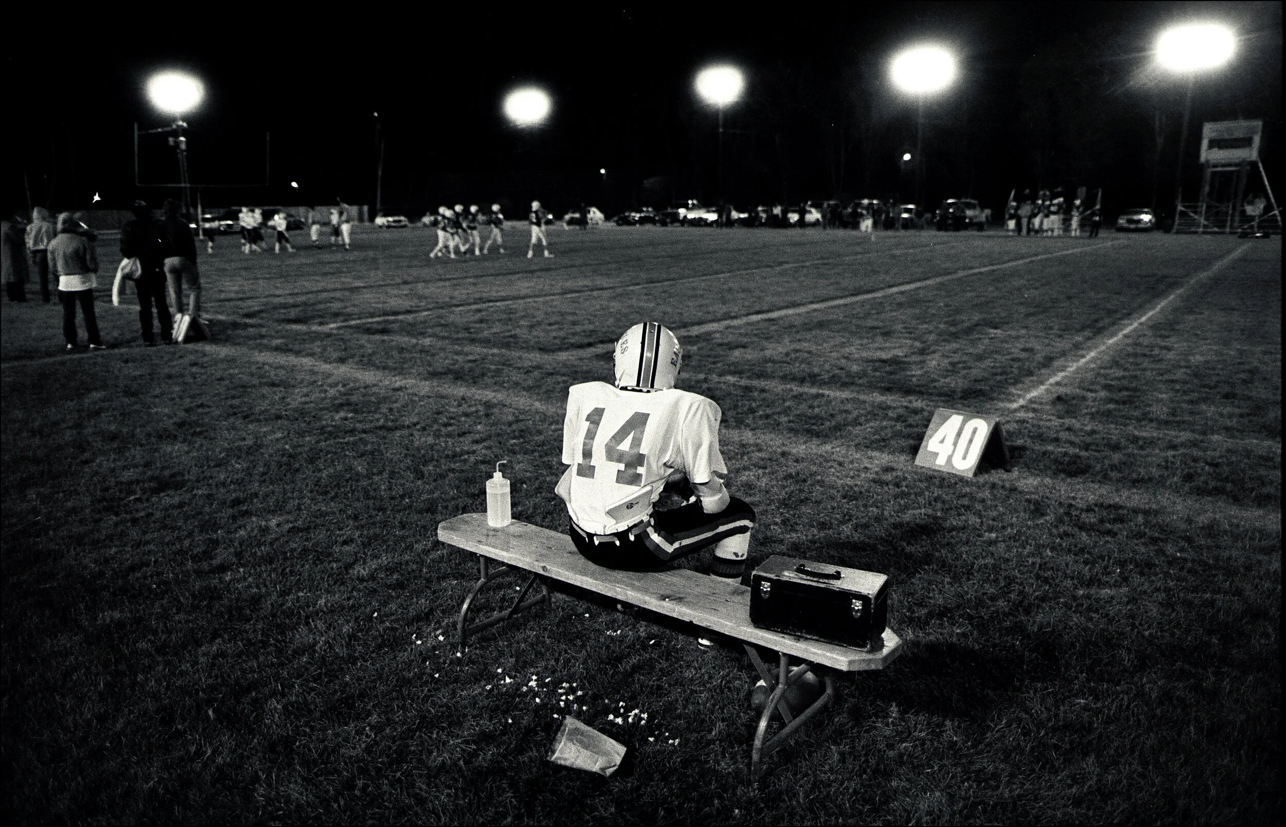  The Bench. Lyman vs Minatare.  6 man football.  Their last game, ever.   