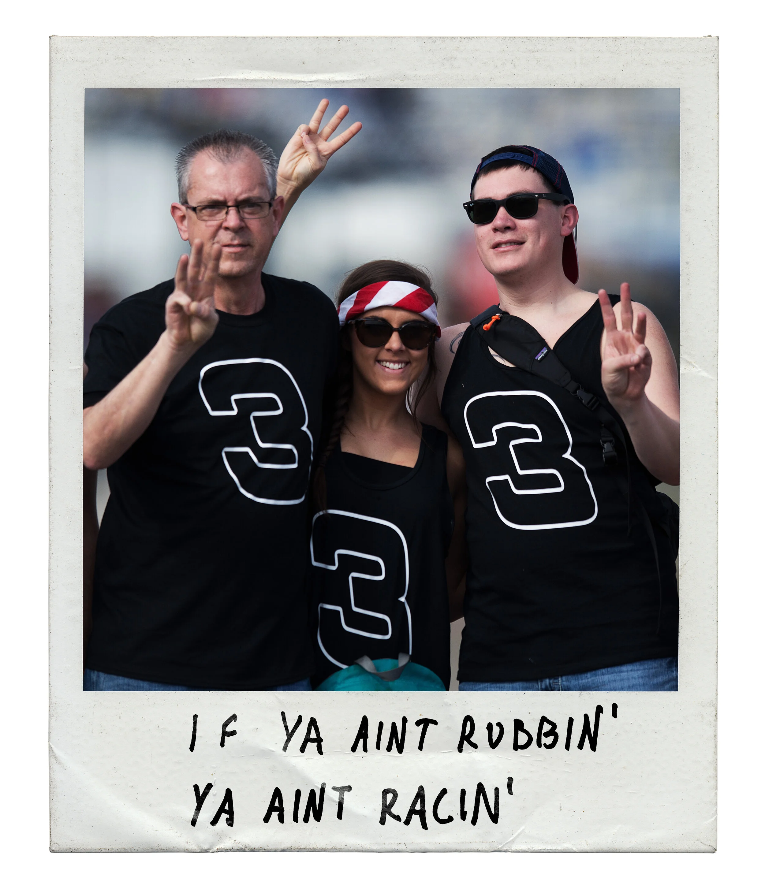  Daytona 500 Fan Polaroids  