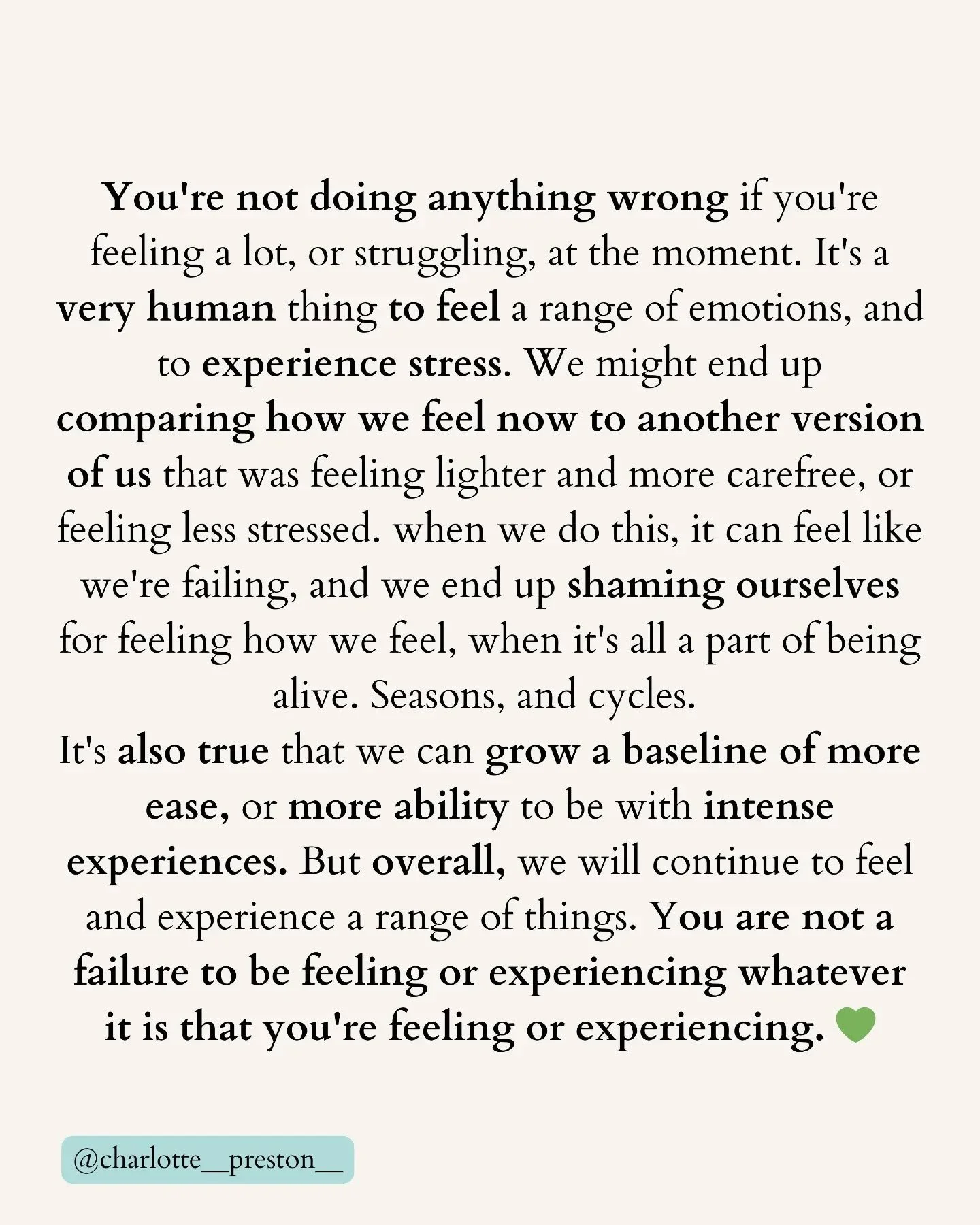 Reminder 💚 
Whatever you're experiencing is valid.