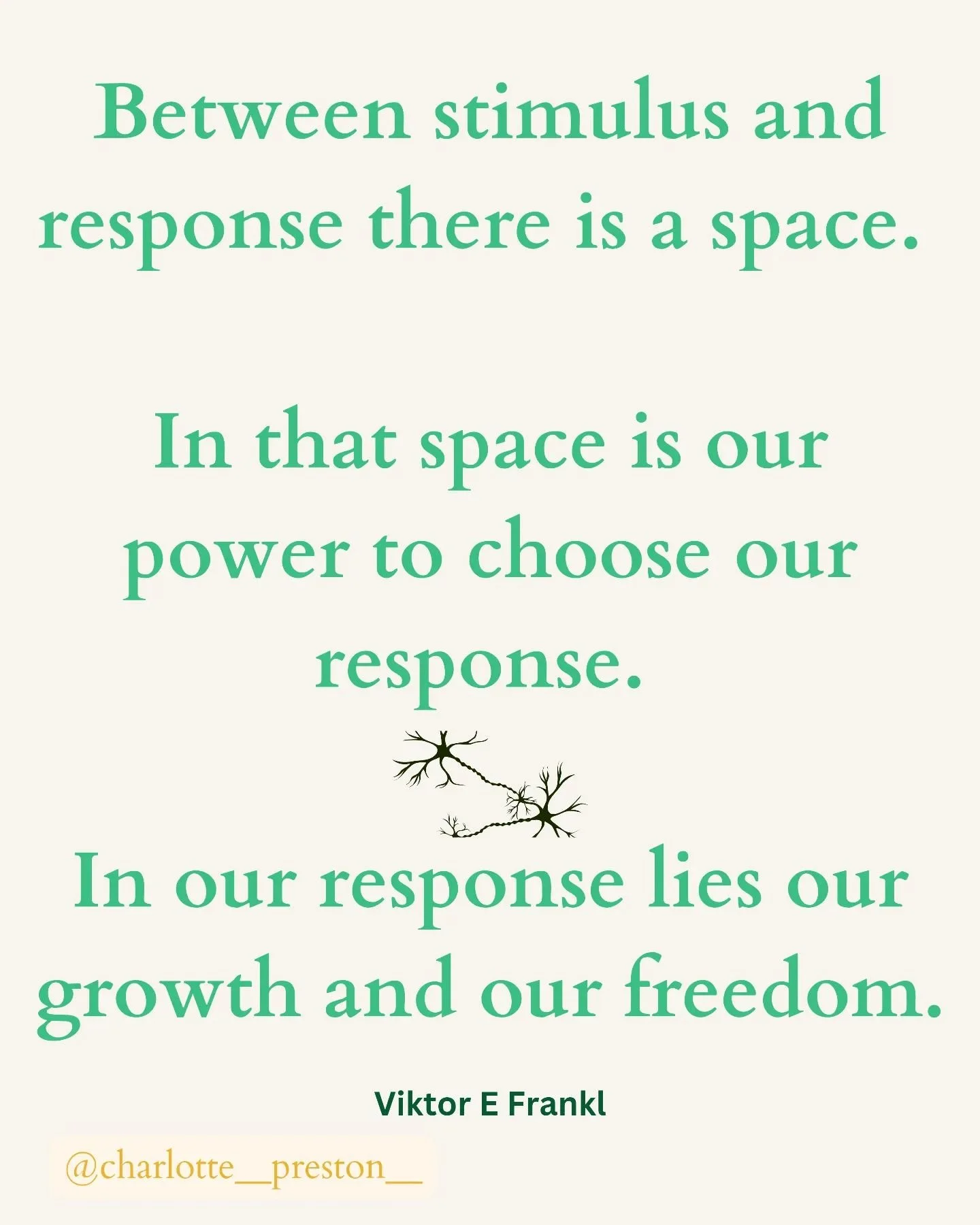 I love this quote for touching in to our power to direct our attention, and our responses, in specific ways. 

It feels helpful to me to acknowledge that connecting with and learning about ourselves, and nervous system work, is a lifelong practice, a