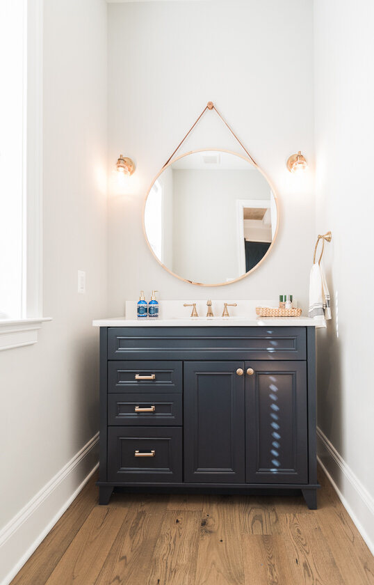 bathroom vanity ideas-circle mirror-photo by BKLP-1.jpg