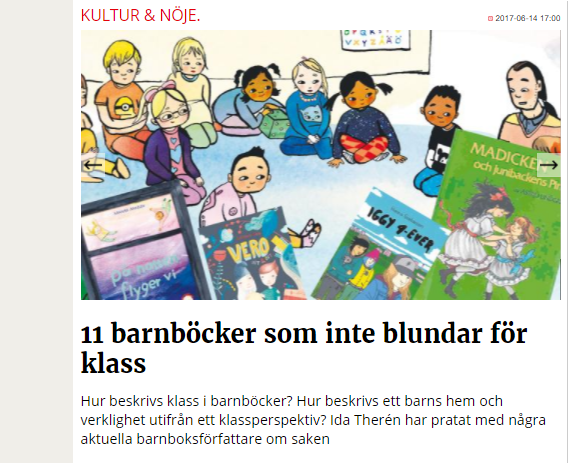 Reportage: 11 barnböcker som inte blundar för klass (ETC) 170614