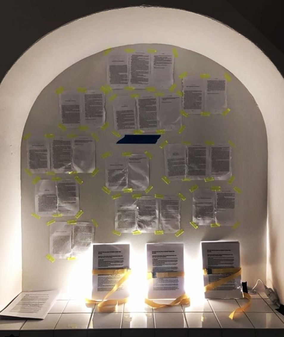 Medverkan i Silvana Imams utställning "Nonsense Warrior" på Scenkonstmuseet (dec 2017)