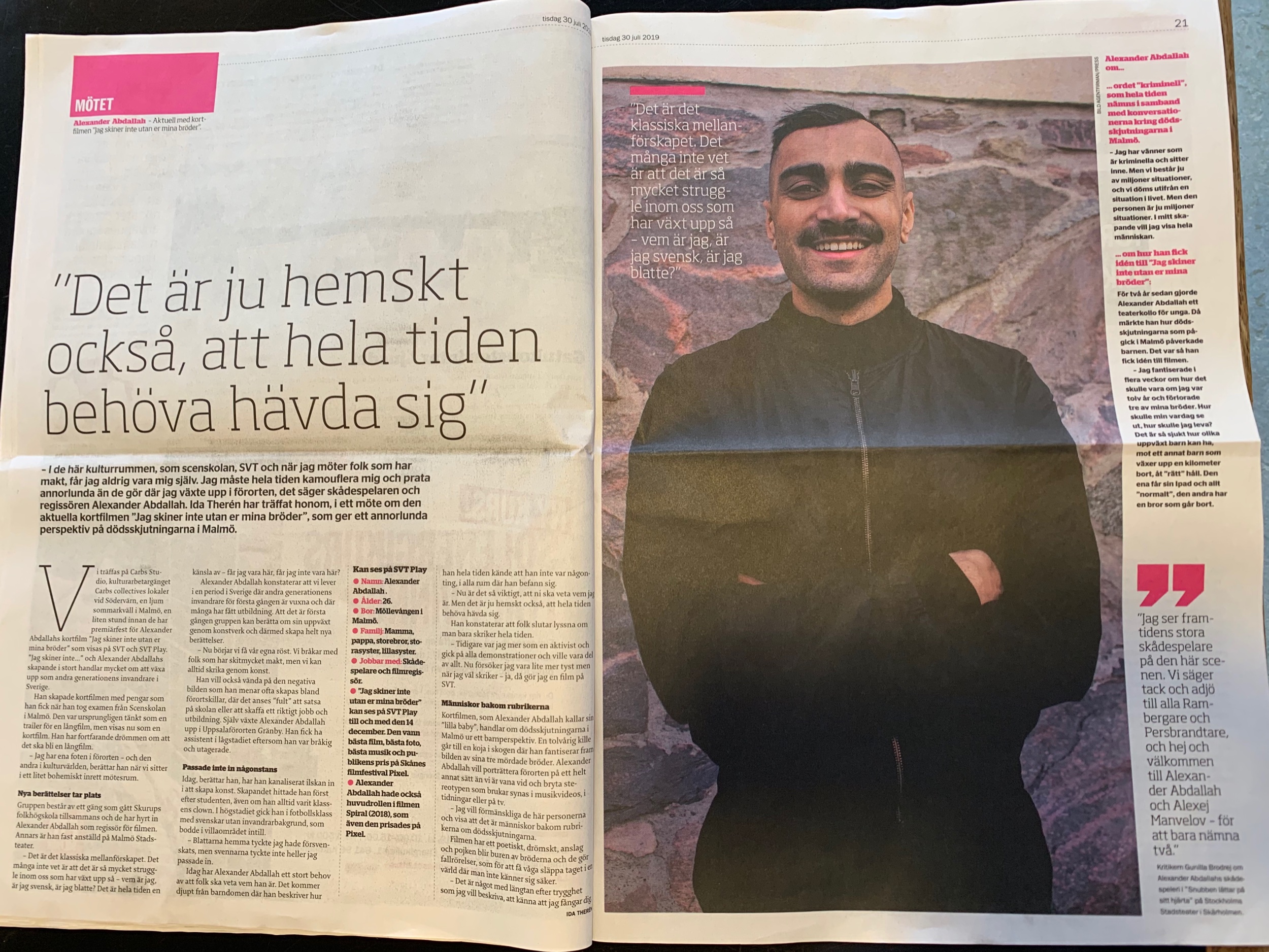 Intervju: Alexander Abdallah, Dagens ETC (190731)
