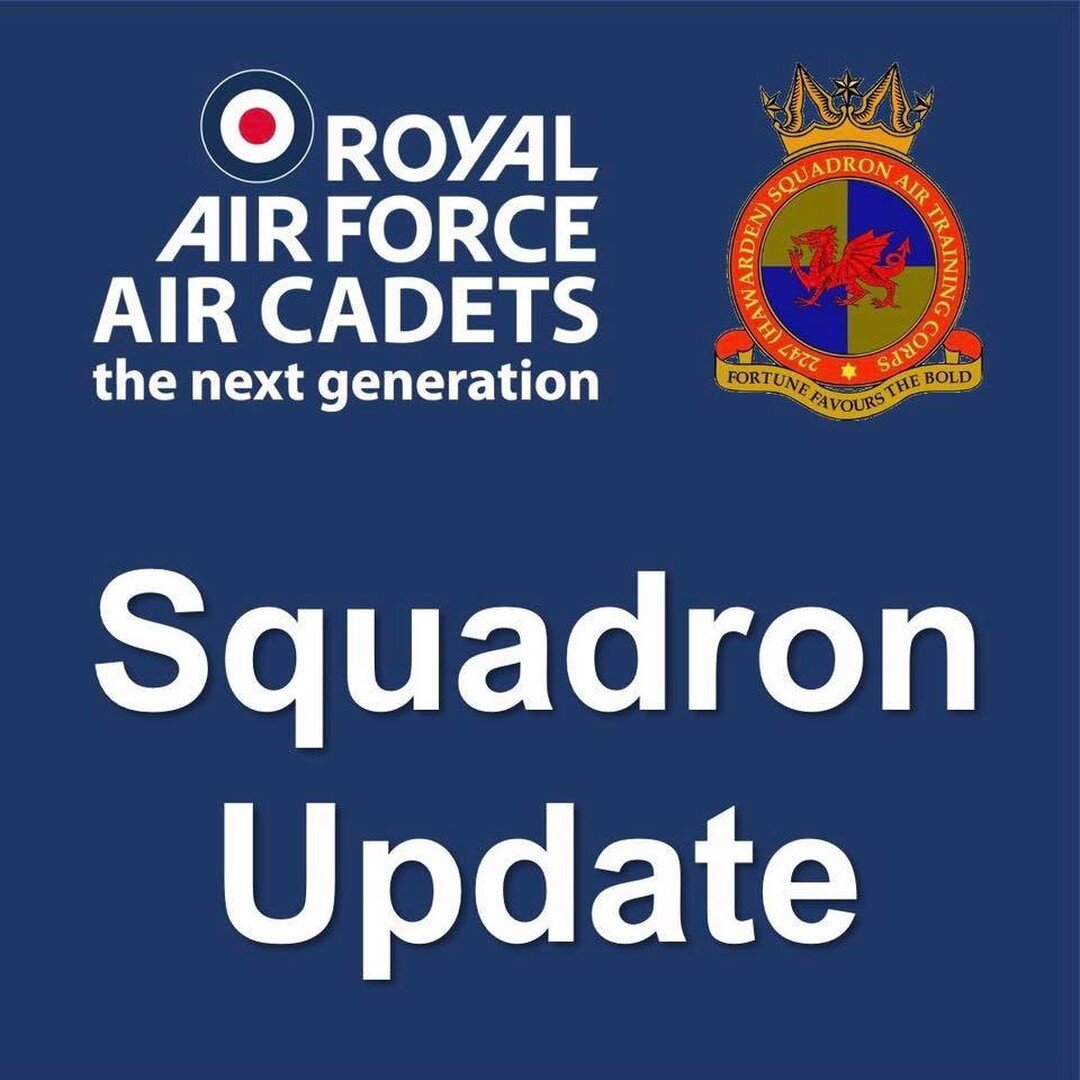 Early this morning saw our most important update to date issued to all cadets, parents and staff via email.

Please check your inboxes and junk folders and let us know if you haven't received it!