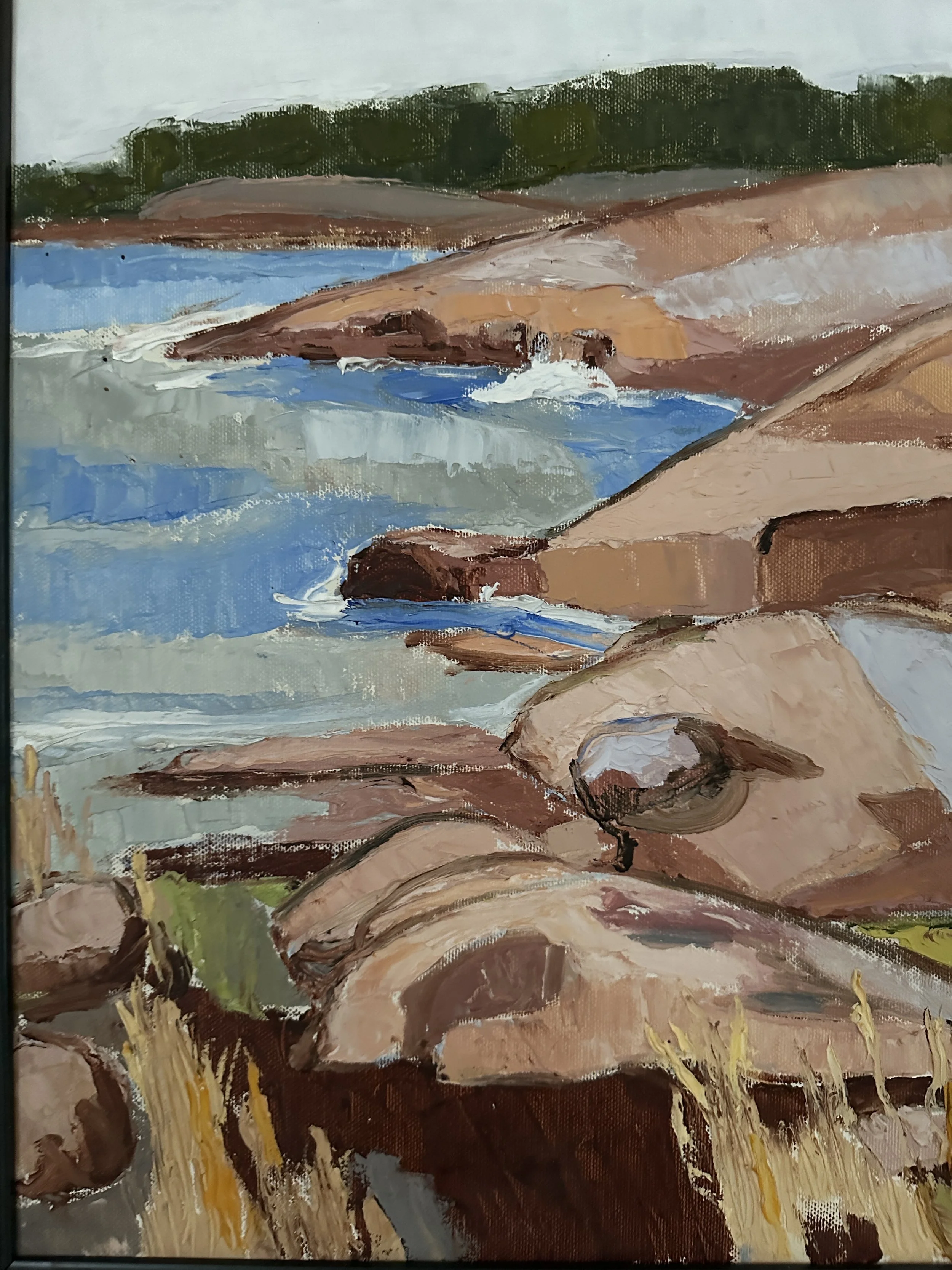 pastel archipelago painting