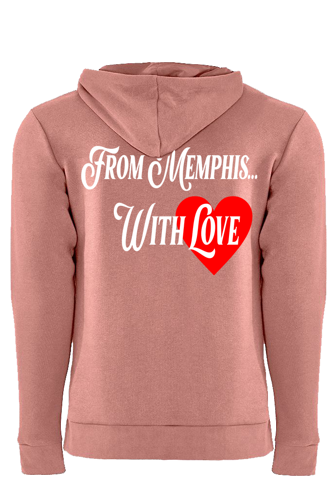 From Memphis With Love Hoodie - Desert Pink