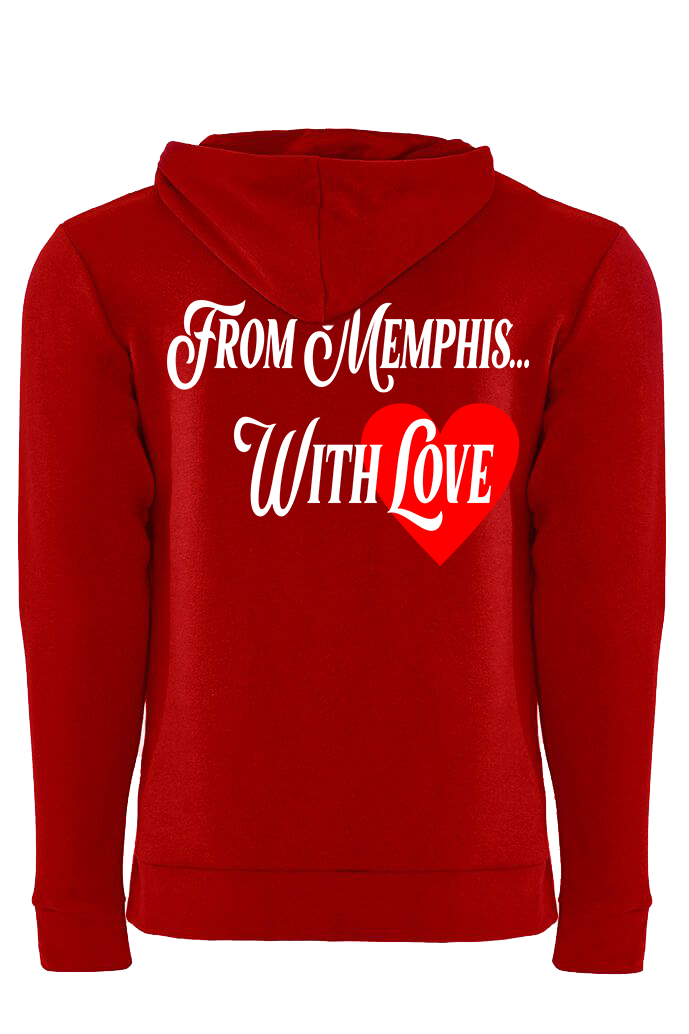 From Memphis With Love Hoodie - Red