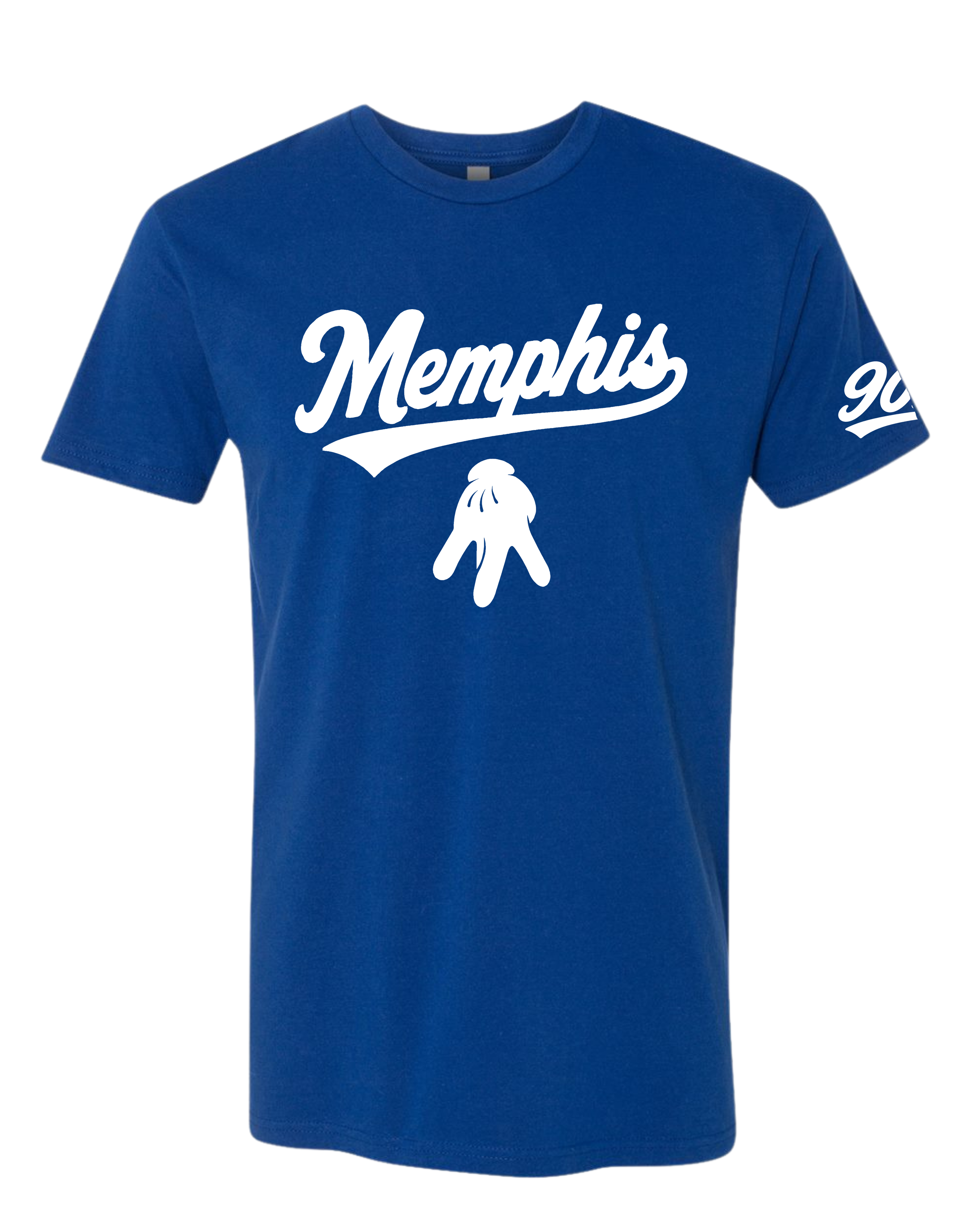 forever reppin blue white tee front.png