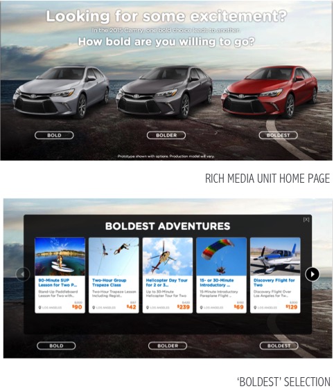 Camry Interactive Rich Media Experience