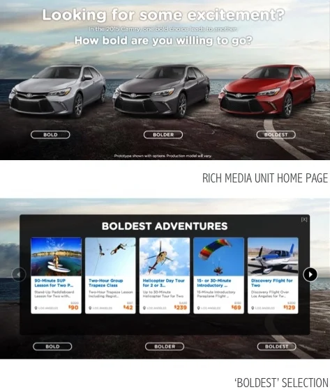 Camry Interactive Rich Media Experience