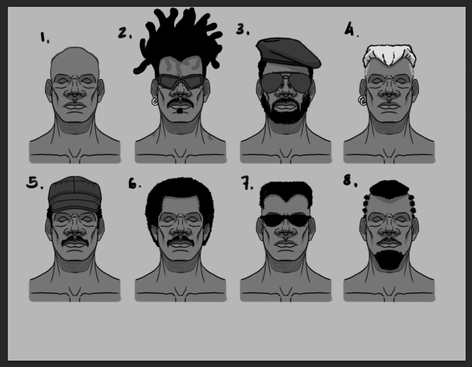 African Head Customization