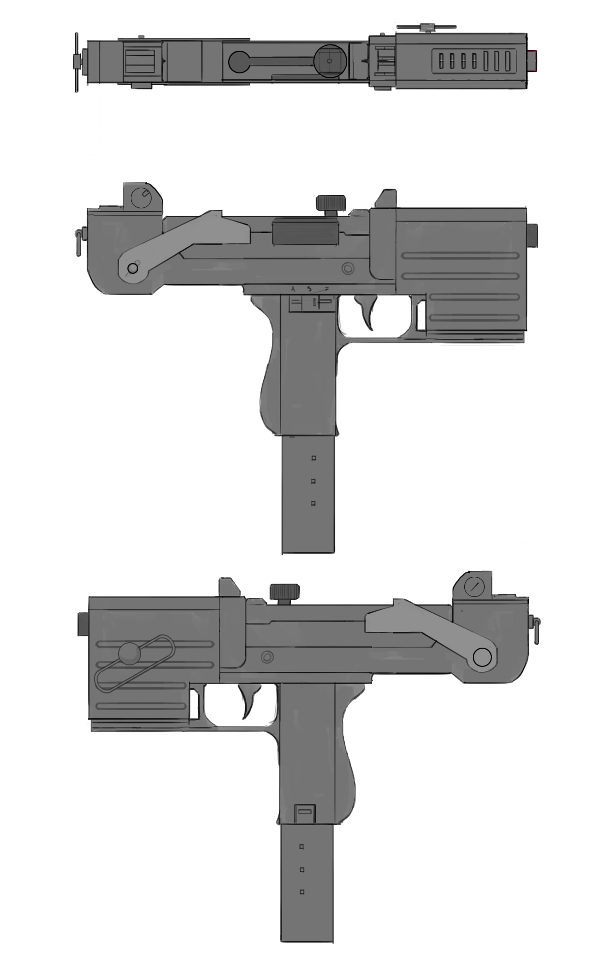 Machine Pistol Final Concept