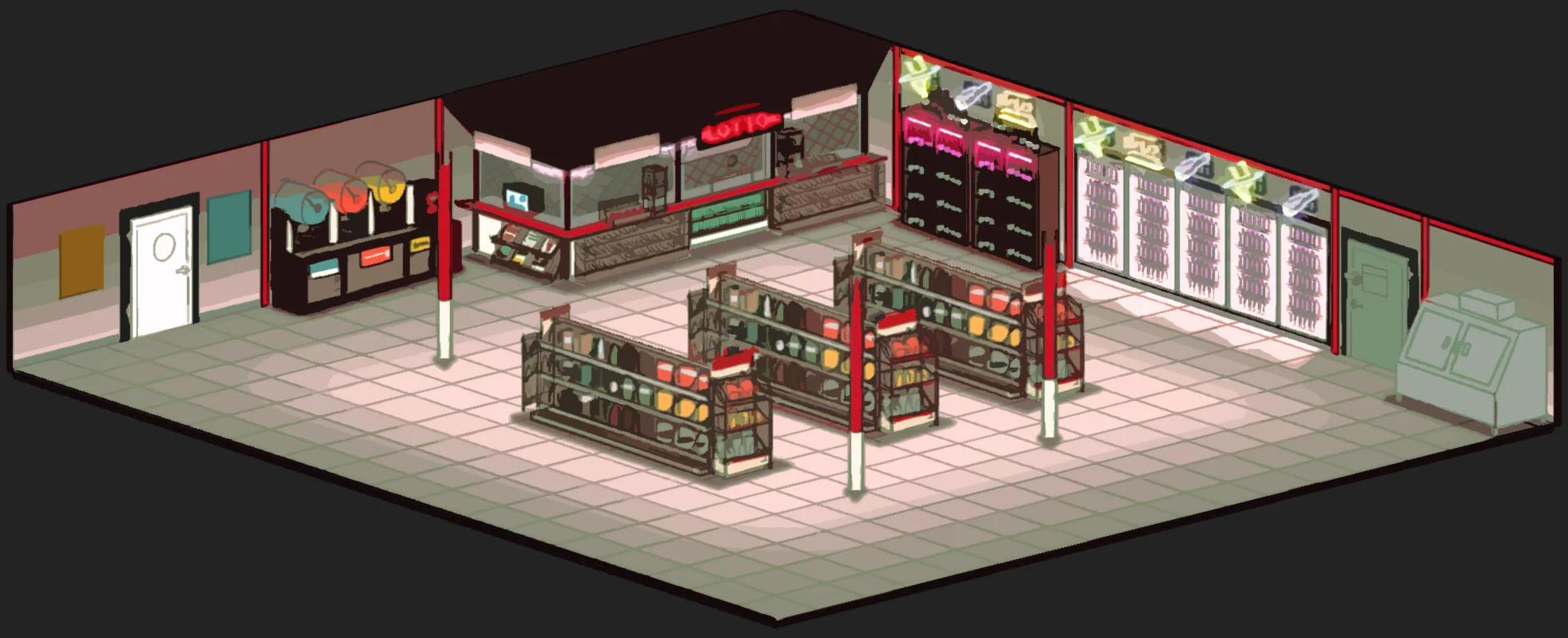 Convenience Store Interior