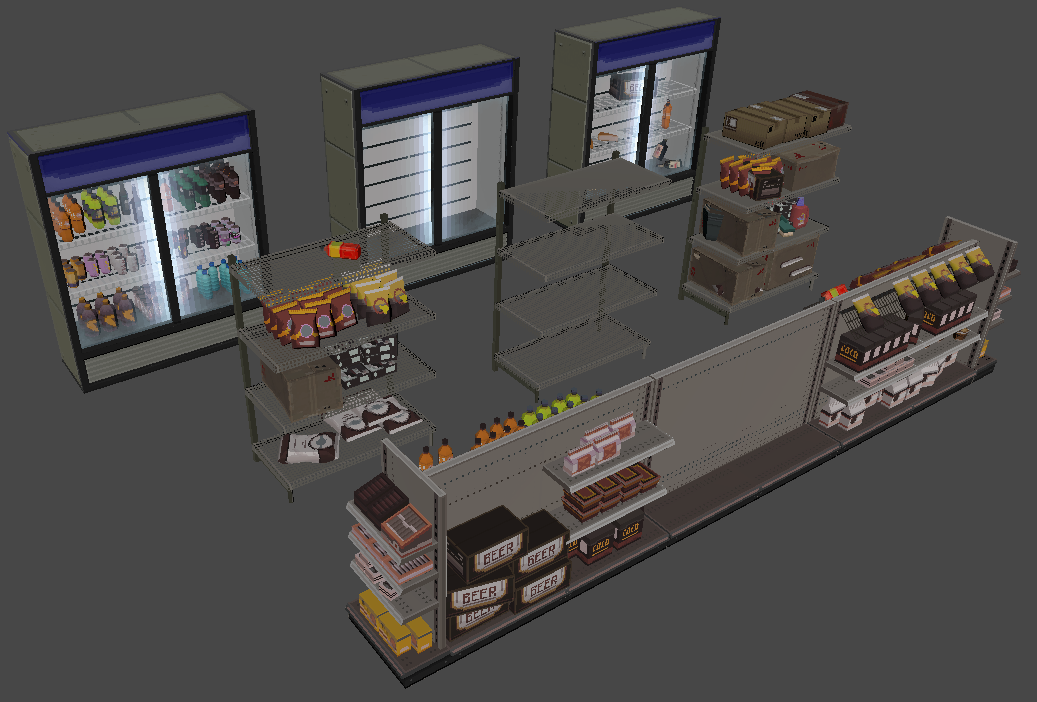 Objects can have multiple loadouts! The level generator picks one and deletes the rest.
