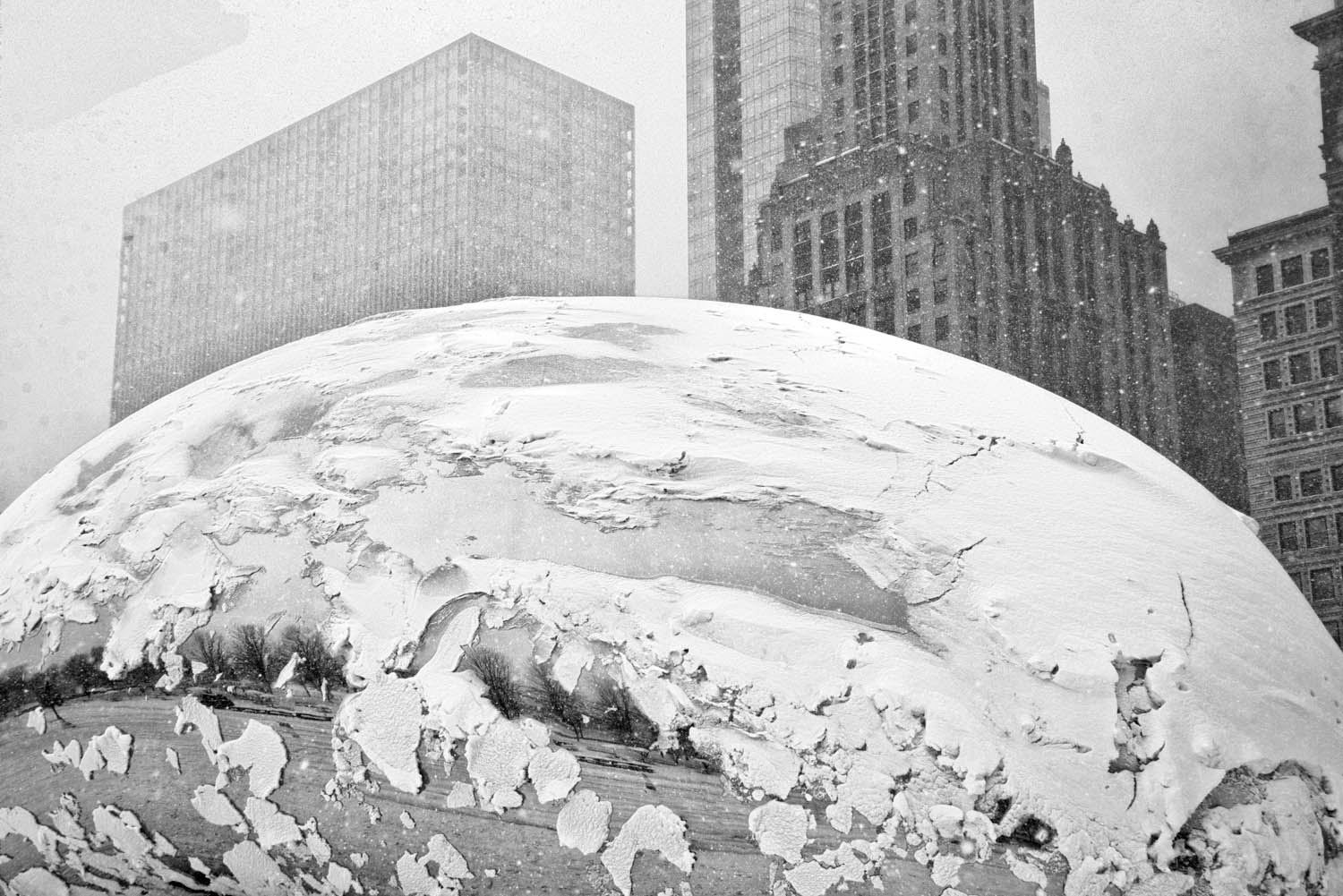 The Chicago Bean in Winter