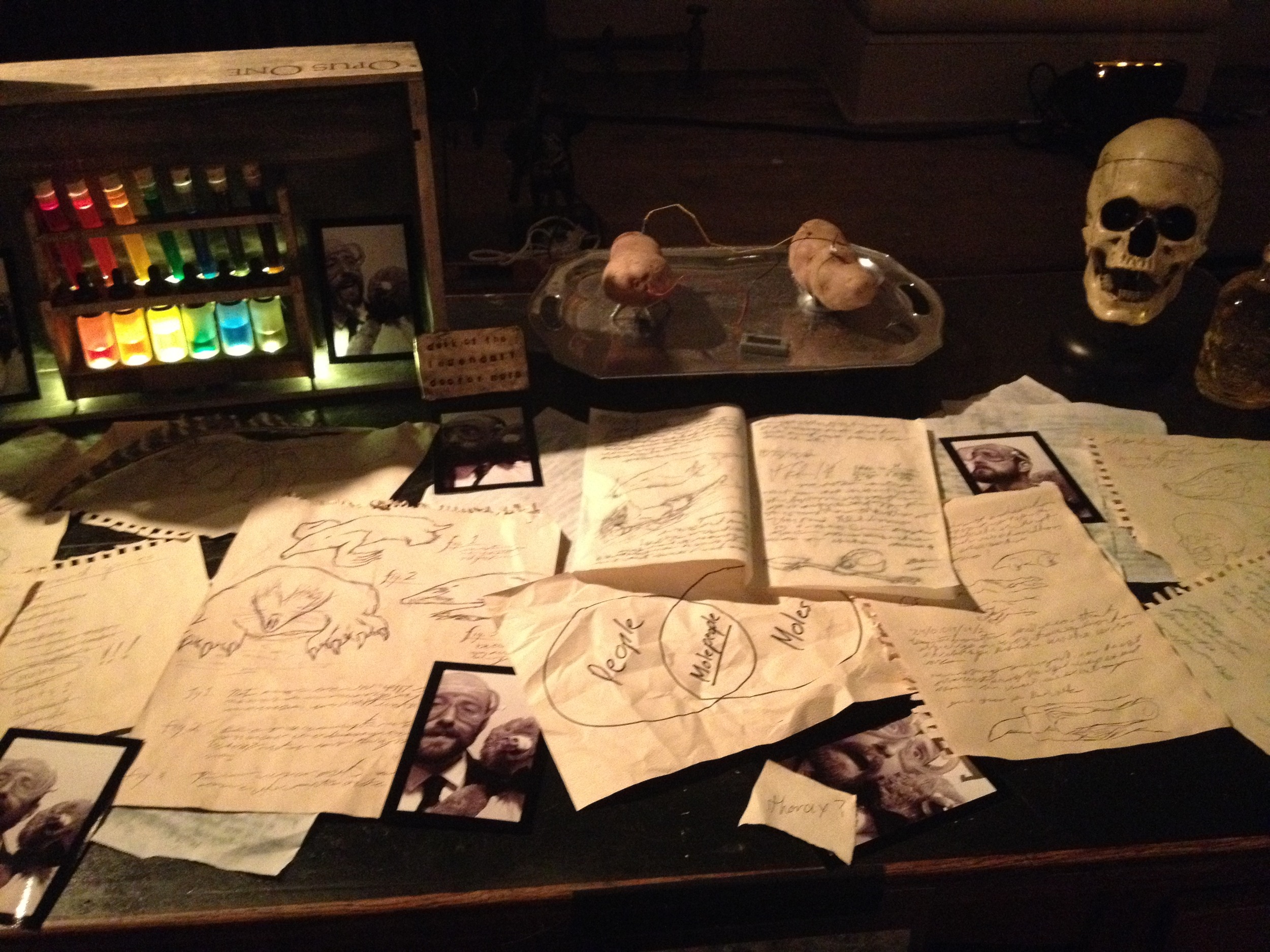 The creation notes for the Molepeople.