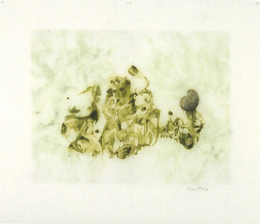 Slippery When Wet #1 mixed media and snail mucus on mylar 30.75%22x 26.25%22.jpeg