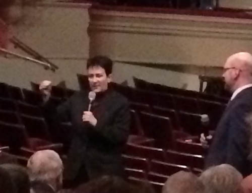 Jennifer HIgdon During the Pre-Opera Talk