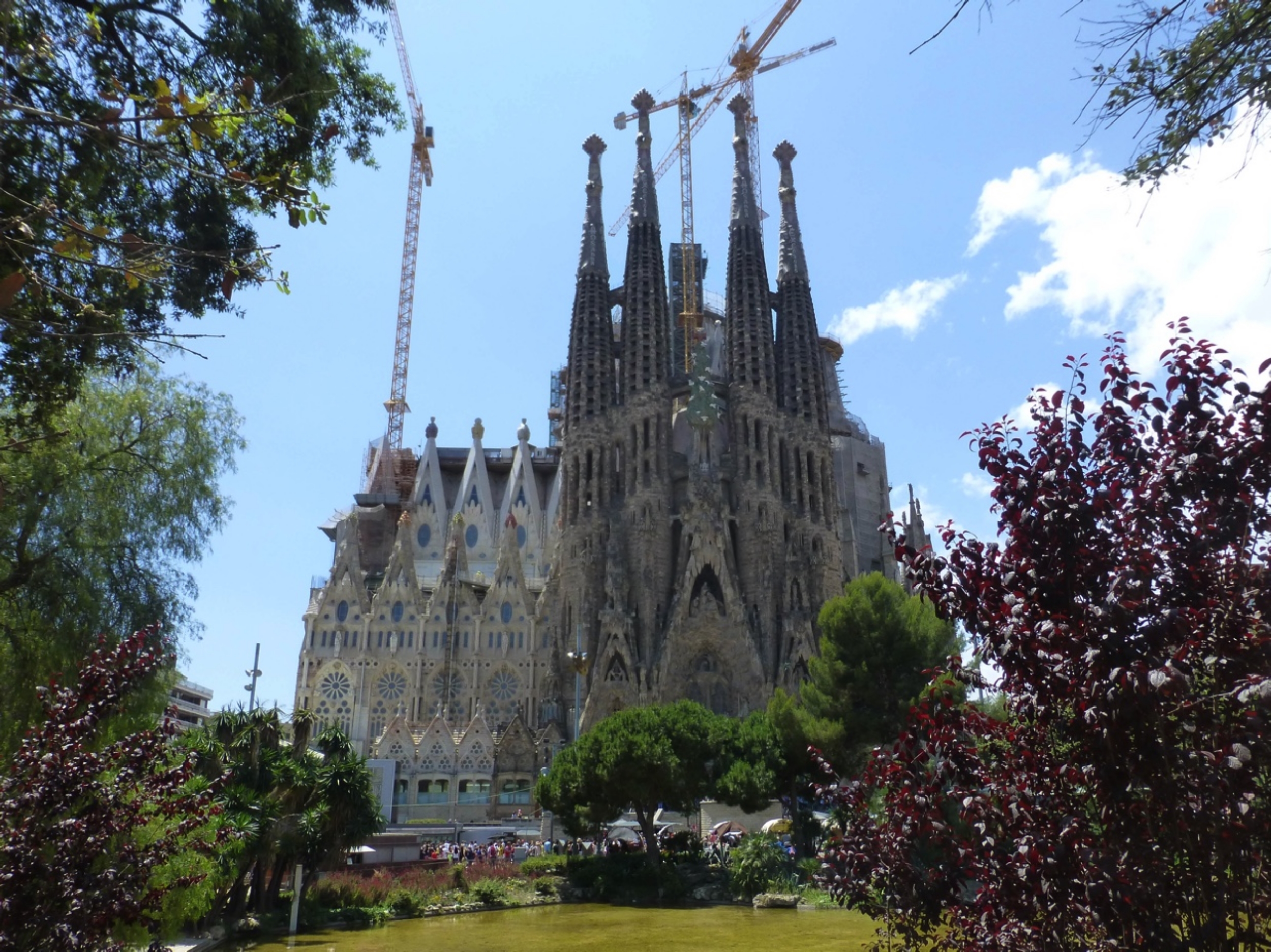 Front of the Basilica Sagrada Familia. Photo courtesy of Debra Rogers.