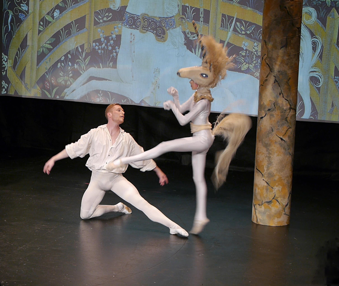 Bel Cantanti's 2016 The Unicorn, the Gordon, and the Manticore. Photo by Alex Souvorova and courtesy of Bel Cantanti Opera.