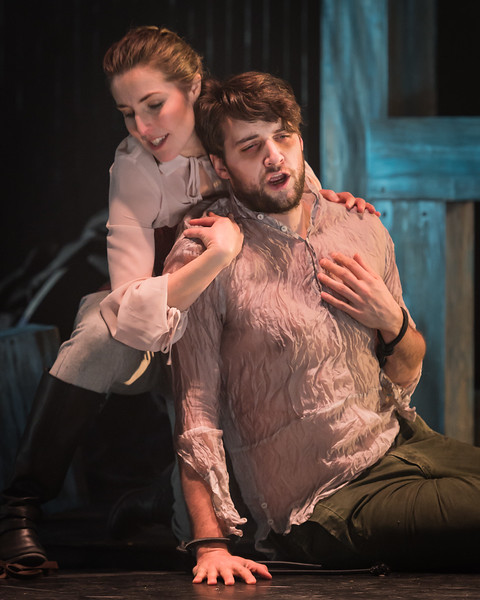 Leonore, played by Kimy McLaren, and Floristan, played by Jean-Michel Richer. Photo by Louis Forget and courtesy of Opera Lafayette.
