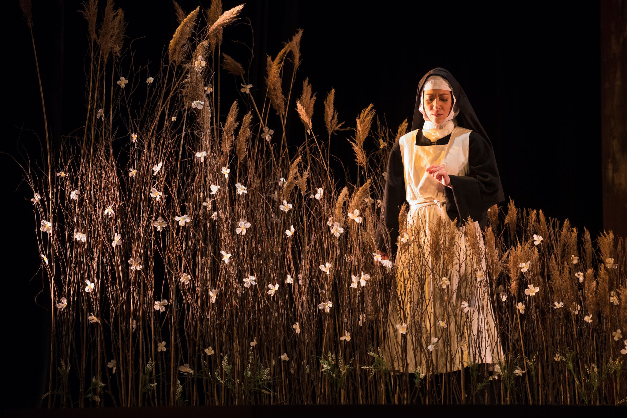 Eleni Calenos as Sister Angelica. Photos by Moonloop Photography; courtesy of OperaDelaware.