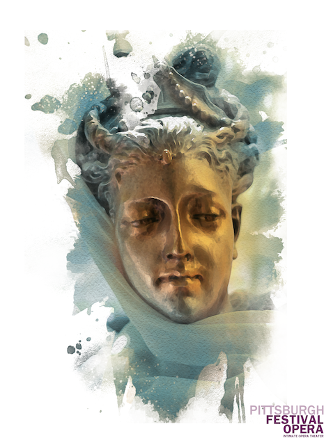 Artwork for Love of Danae ; courtesy of Pittsburgh Festival Opera.