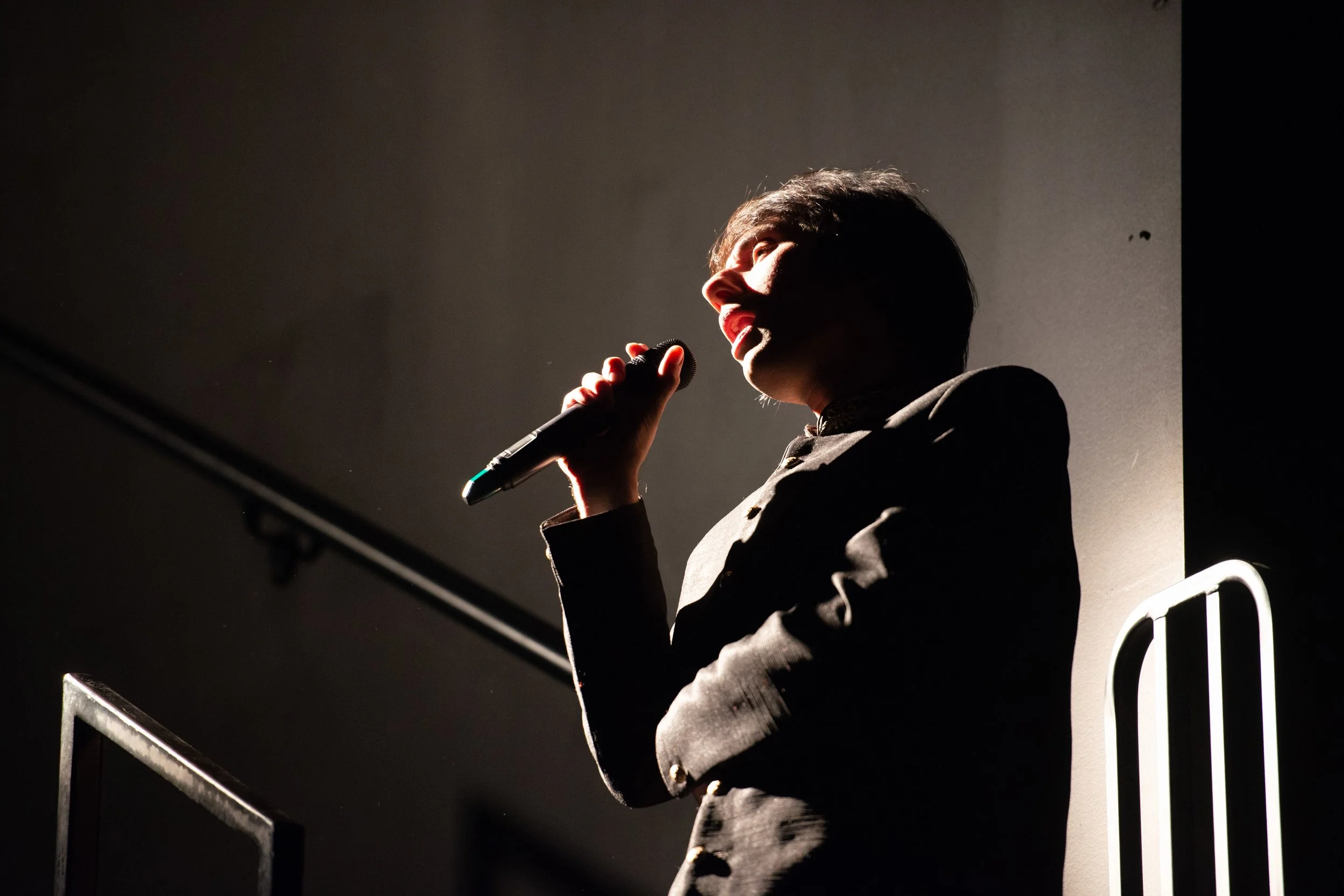 Joseph Keckler, creator of Let Me Die . Photo by Johanna Austin; courtesy of Opera Philadelphia.