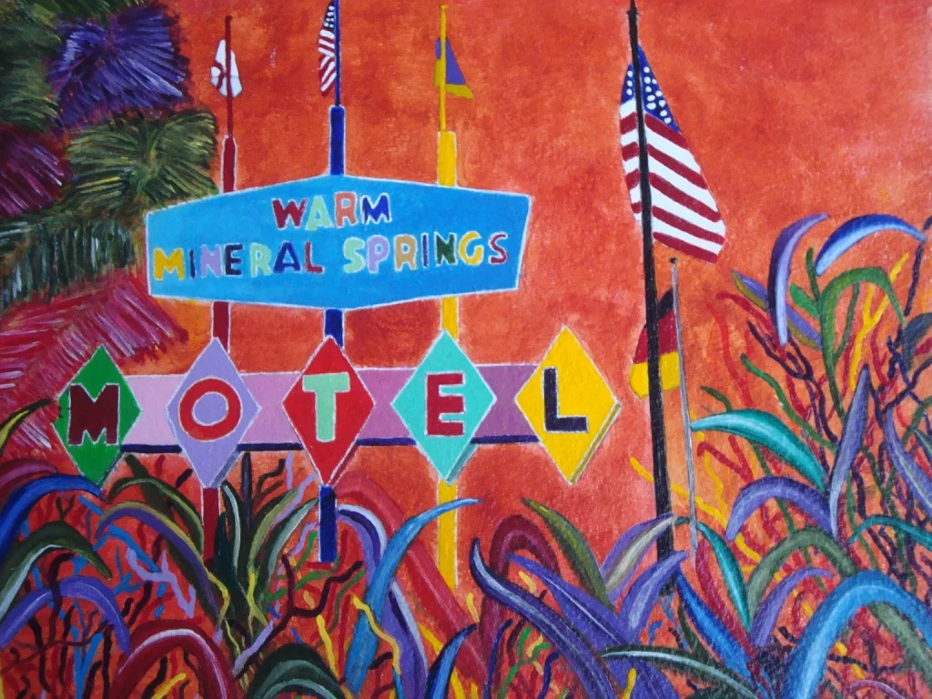 Warm mineral springs 