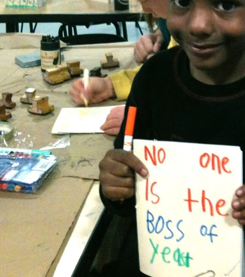 A former student is writing the cover to his poetry book about bread.  It’s titled “No One is the Boss of Yeast.”