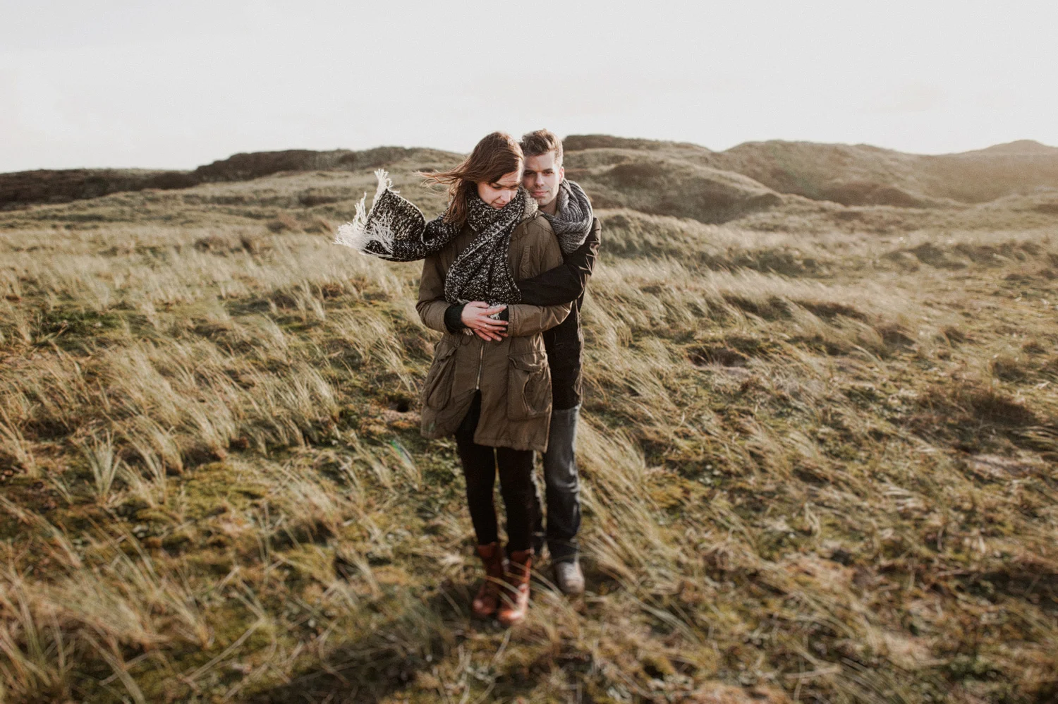 Dunes Bloemendaal Couple Hugging
