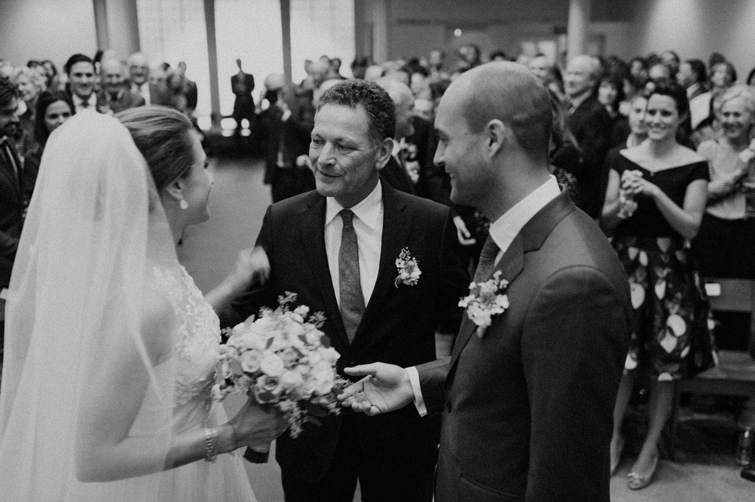 Wedding ceremony at Keizersgracht Kerk Amsterdam