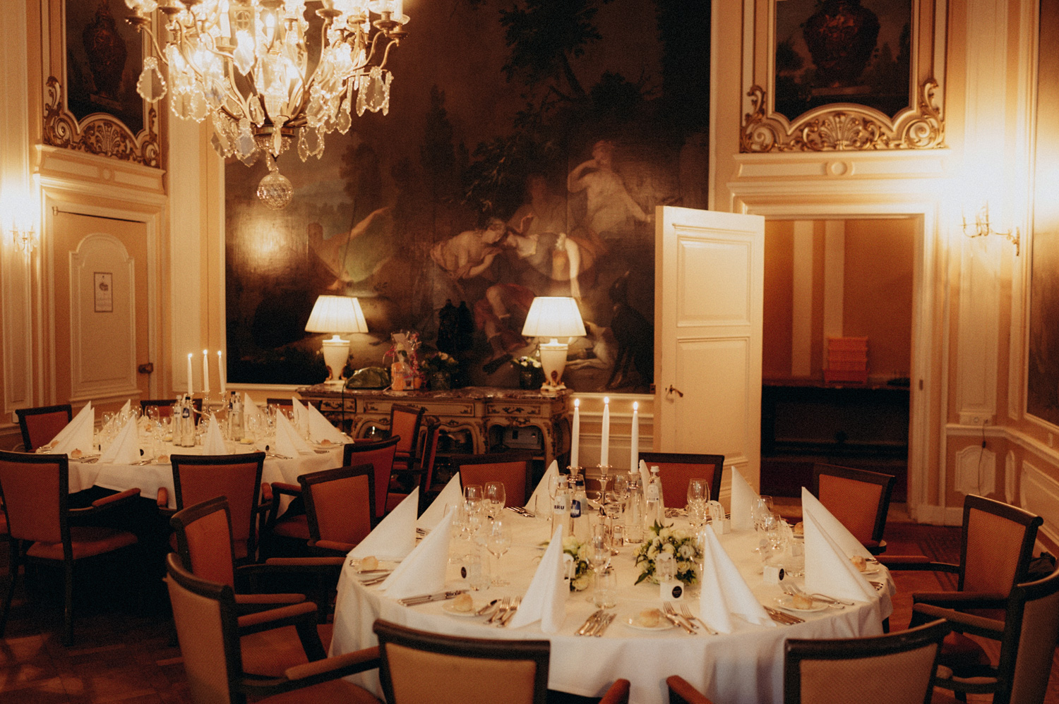 Dinner tables at Duin and Kruidberg Santpoort
