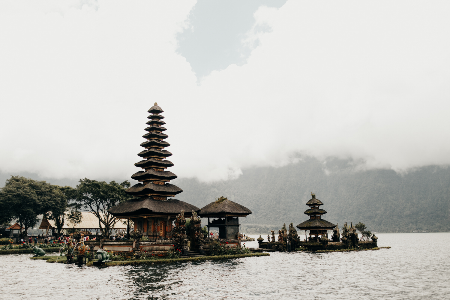 Beautiful temples in Bali, Indonesia