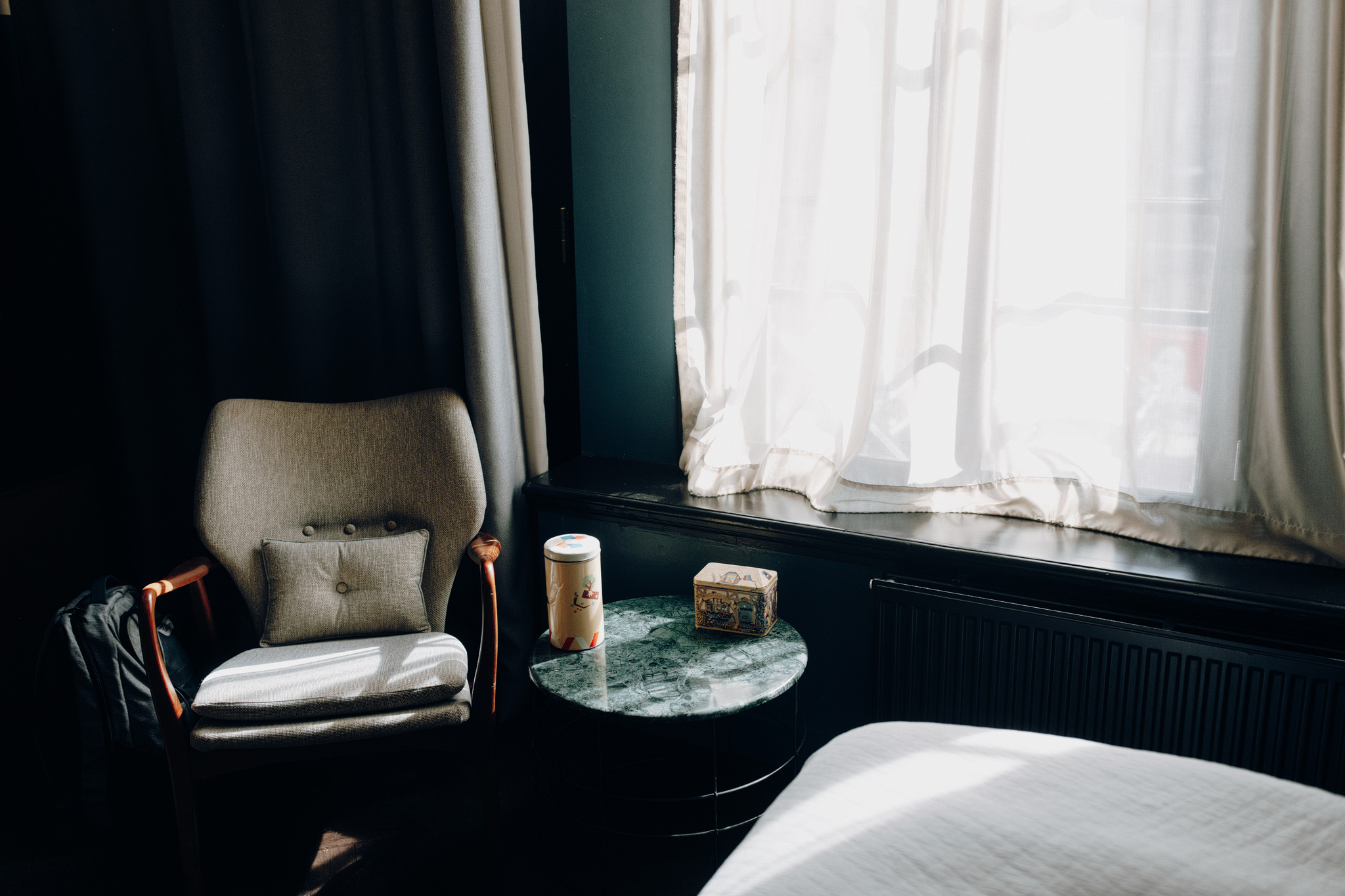 Interior of the Hoxton Hotel in Amsterdam