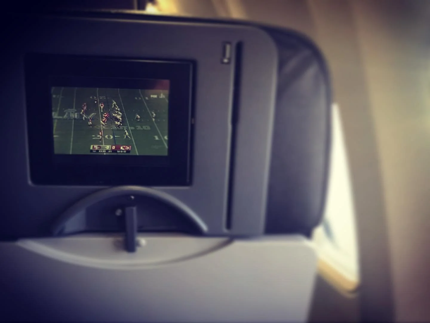 Super Bowl LIV. Pretty good view up here
