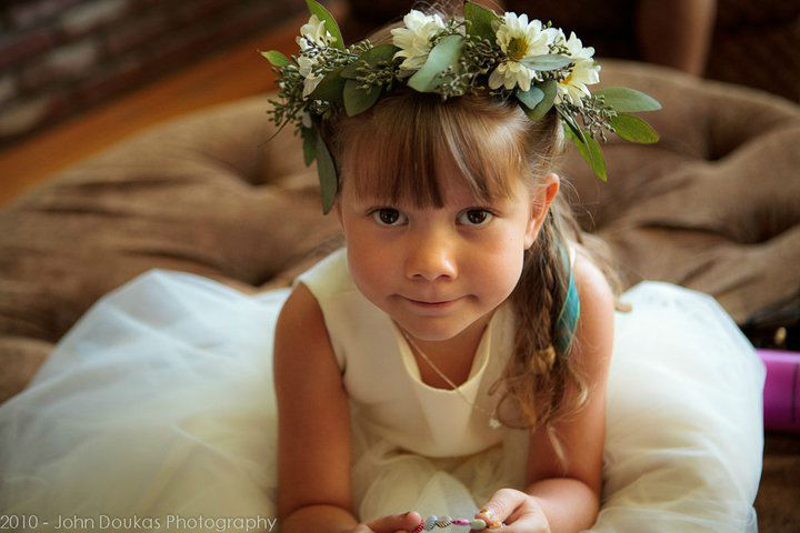 flowergirl closeup