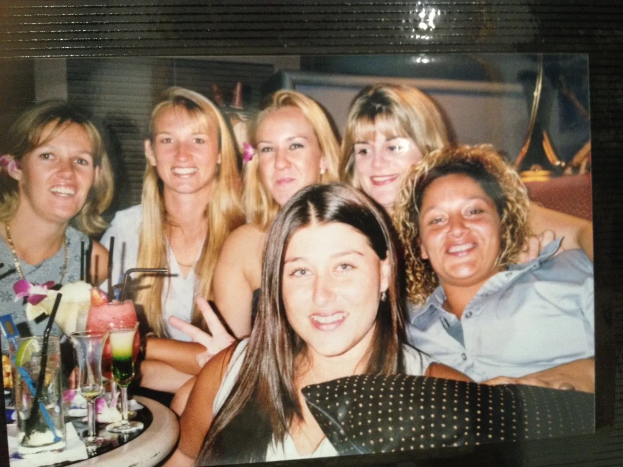 Heidi Rawson 2nd from left a wonderful Colt and beautiful supportive sister we are so sorry to you and the family for the tragic loss of our great mate Rawso. In tough time we stick together we are with you. 