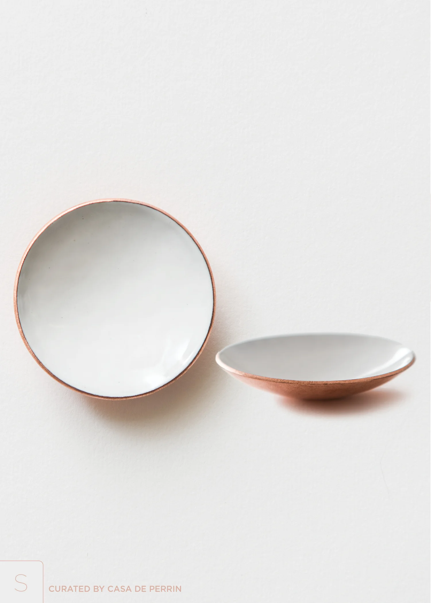 WHITE ENAMEL ON COPPER