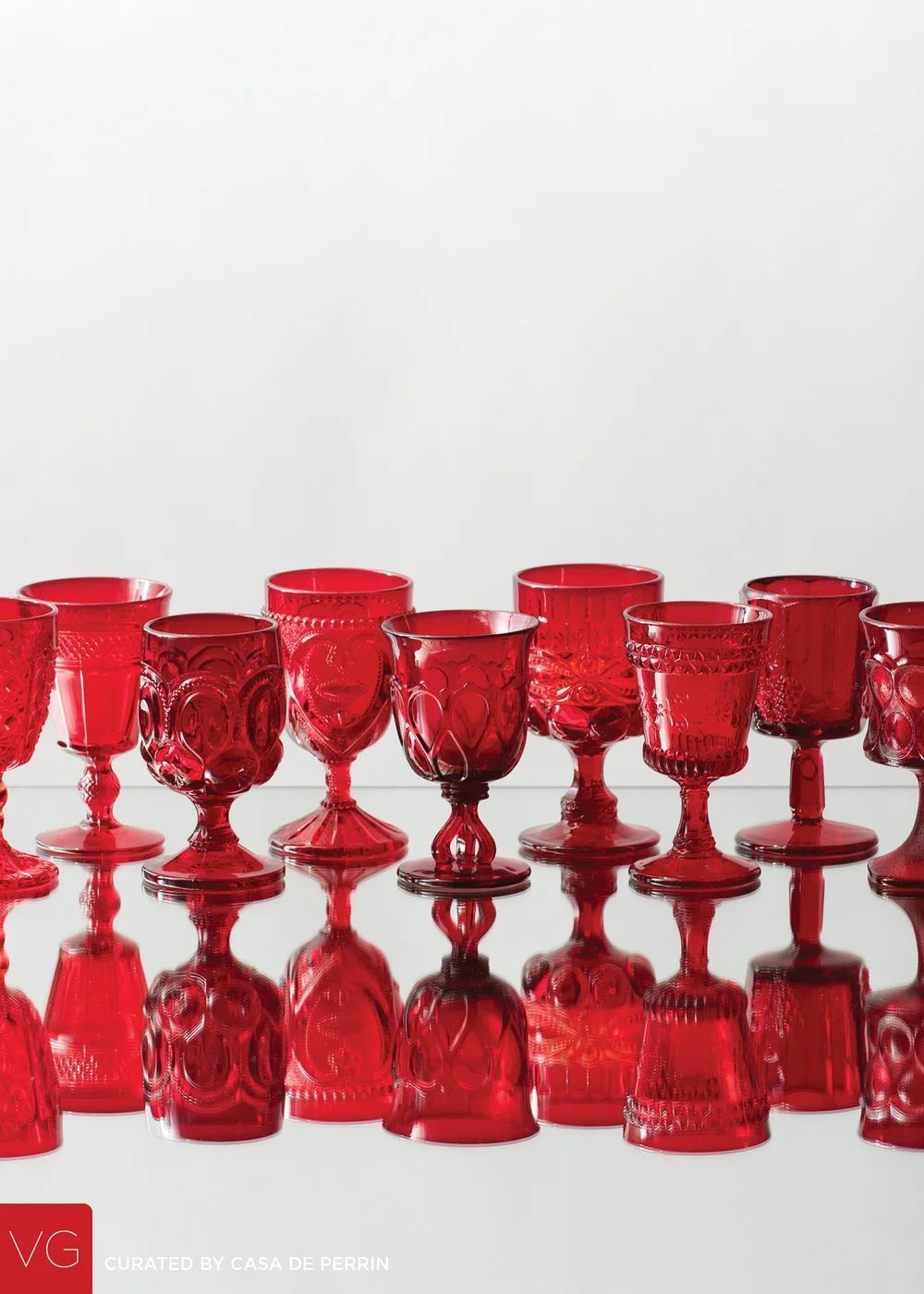 Vintage Colored | Red Goblet — Casa de Perrin, image size:1000x1400