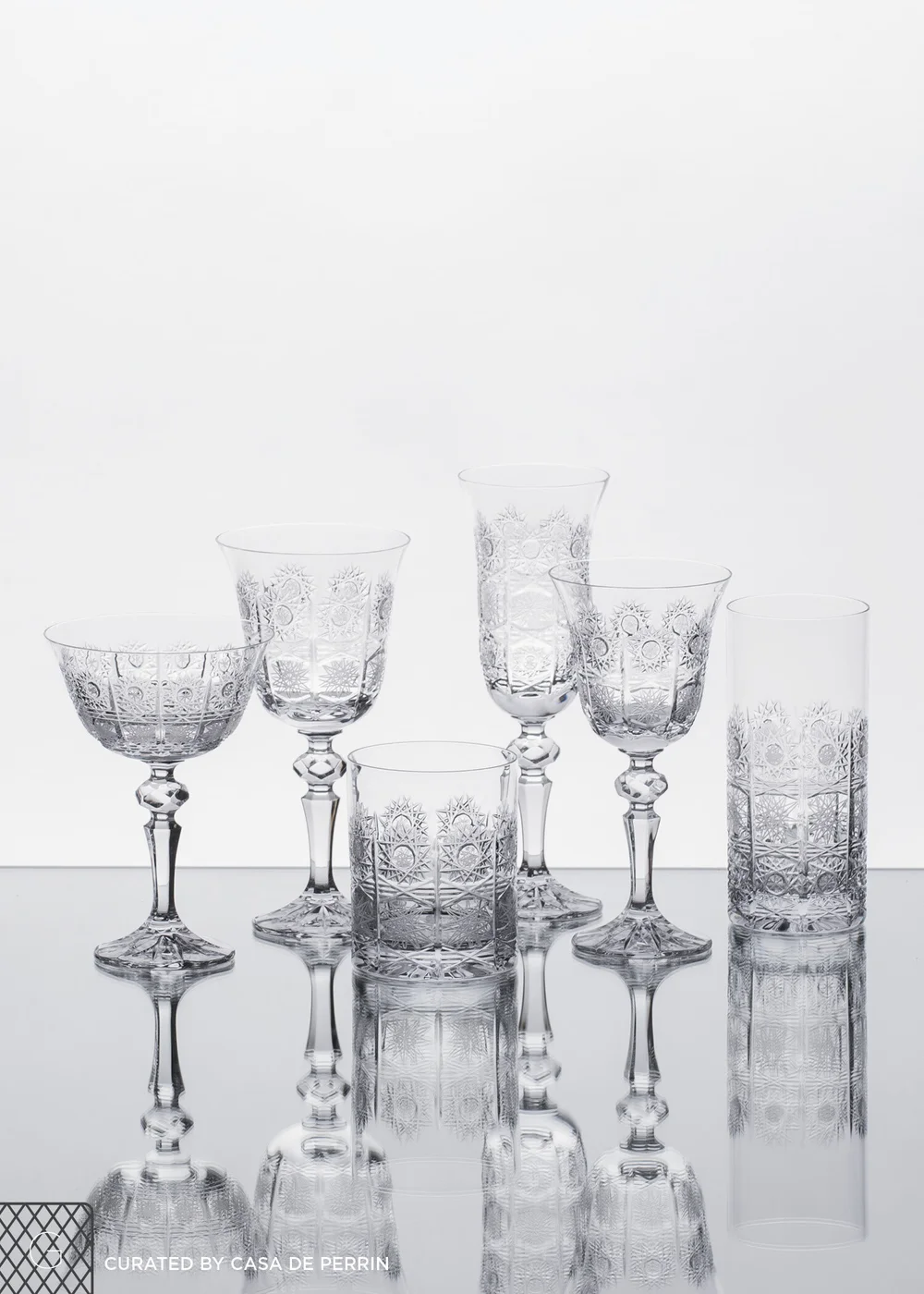 Czech Crystal | Water Goblet  Casa de Perrin