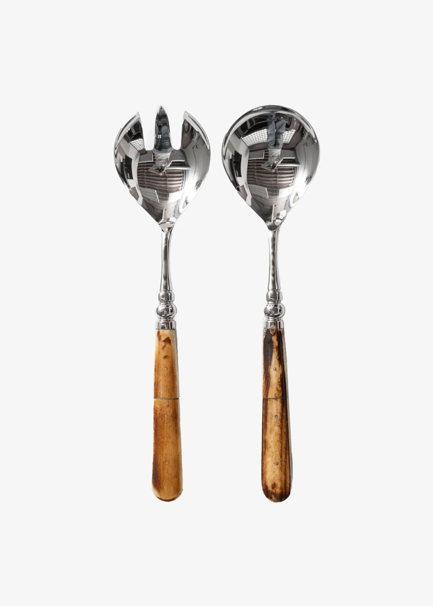 Porter | Natural Bone - SALAD SERVERS