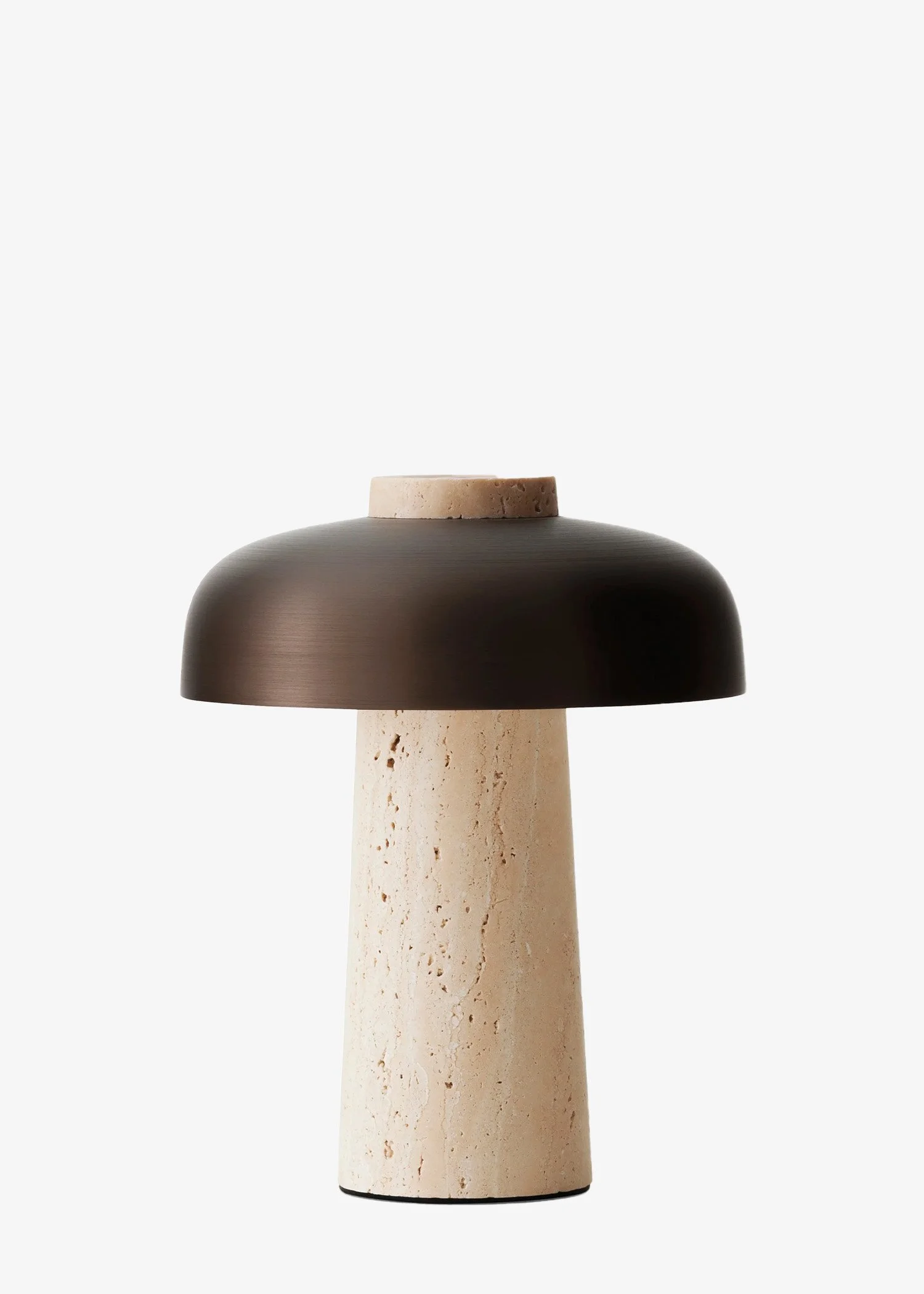 Nico - Travertine + Bronze