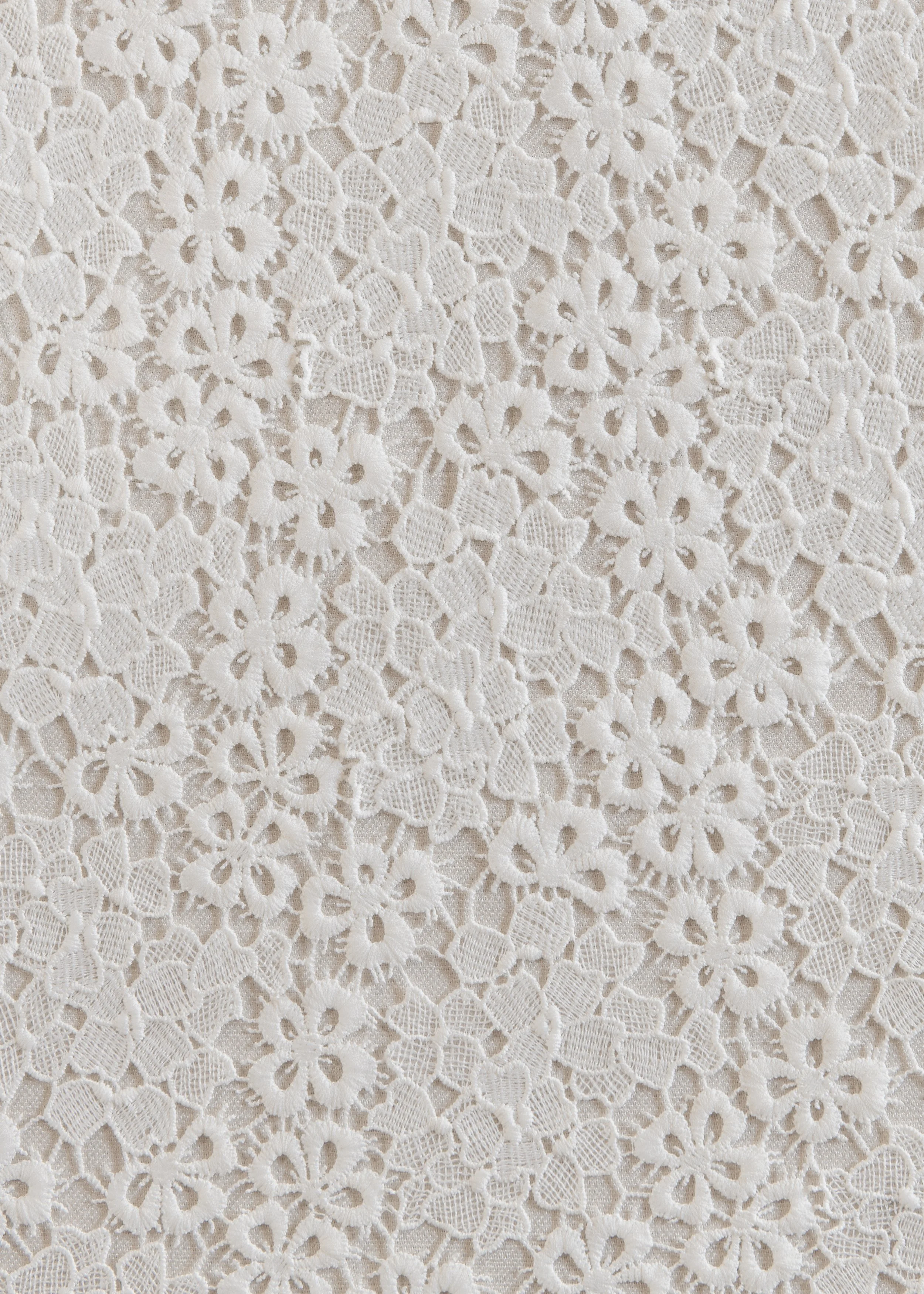 Floral Lace White