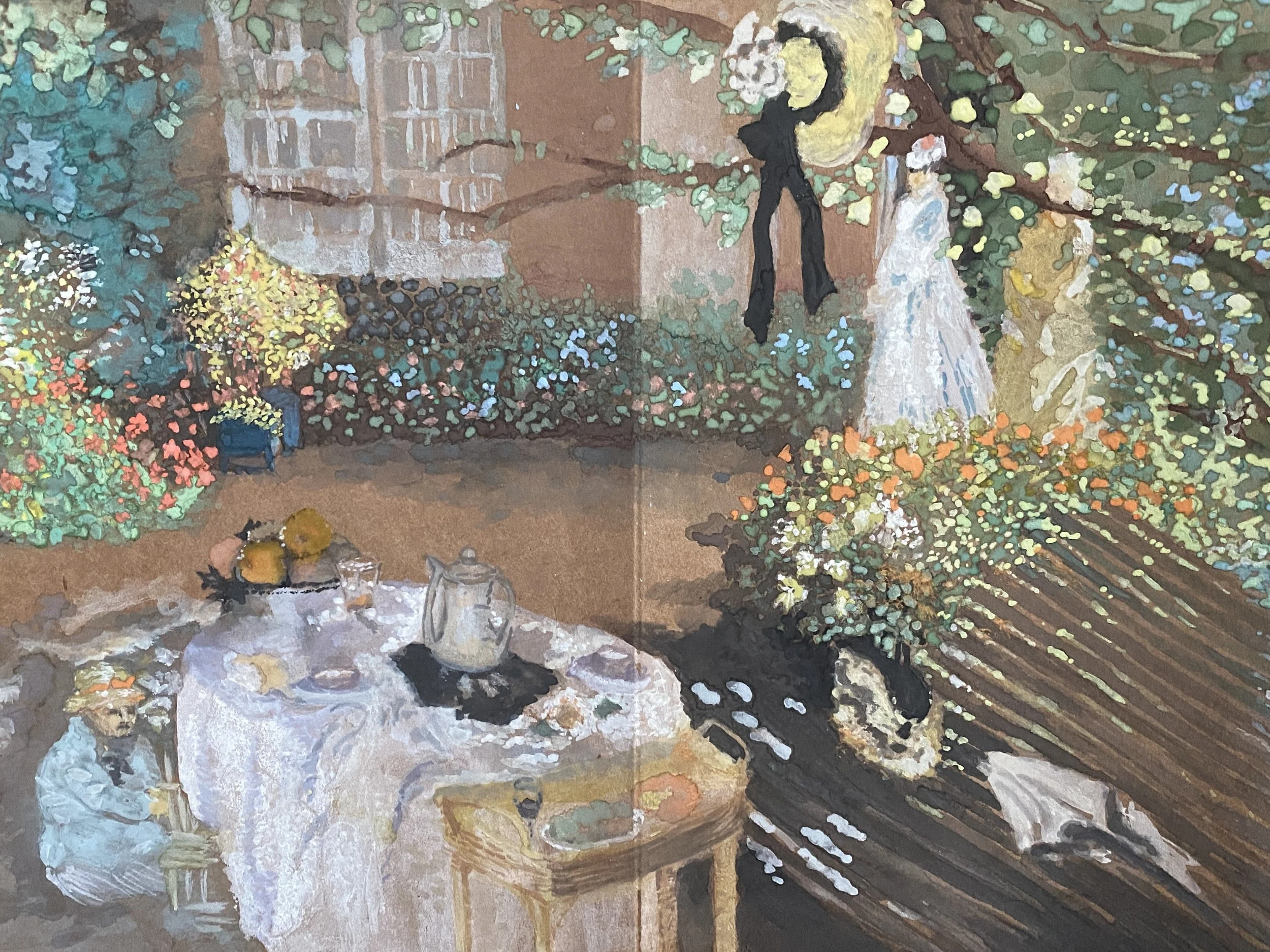 Vlogger Café HLG Design: An Homage to Claude Monet's The Lunch