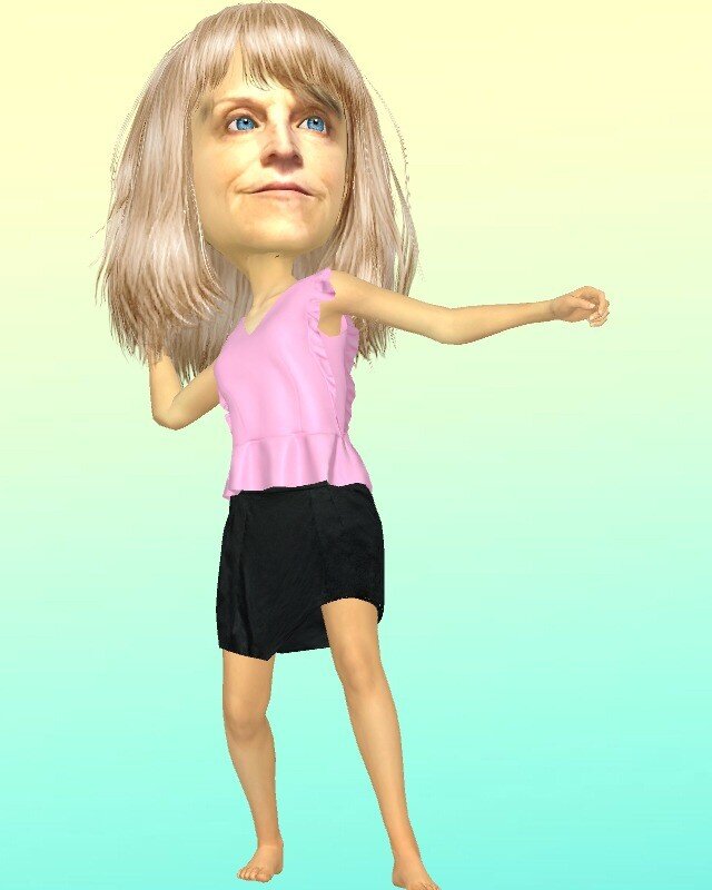 Here's #throwbackfriday❤️ of one my my #dancey #avatars Look 👁️ See, I was a blonde at some point in my life!