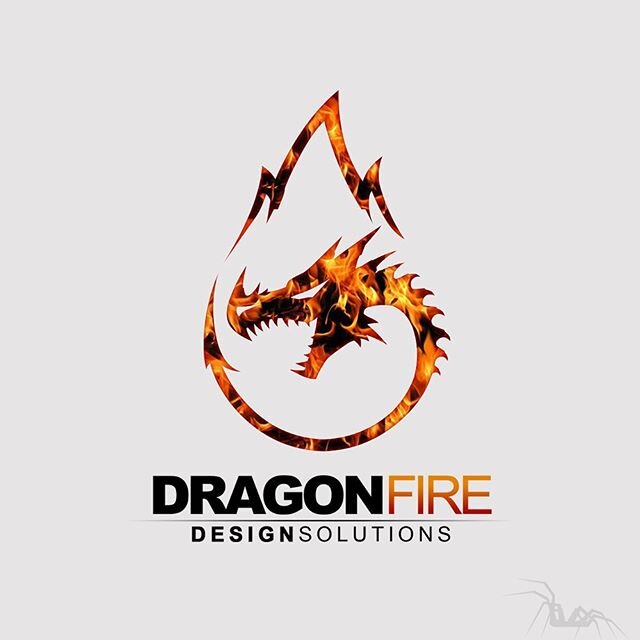 Logo Design for Dragon Fire Design Solutions 🔥